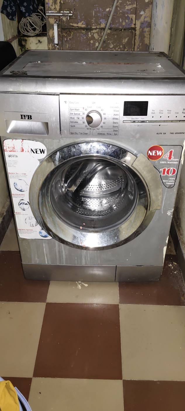 Washing machine facility at Shivom PG
